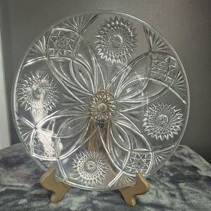 Vintage 10-Inch Anchor Hocking EAPC Oatmeal Glass Dinner Plate